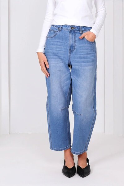 Monaco Toni Barrel Jeans - Pre Order-new-Preen