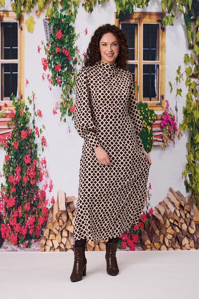 Classified Bianca High Neck Dress-new-Preen
