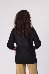 Classified Merino Blend Stripe Trim Jumper