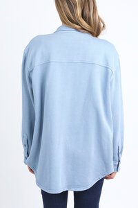 Elm Poppy Fleece Shacket