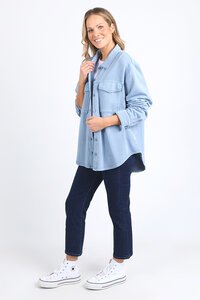 Elm Poppy Fleece Shacket