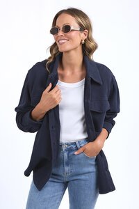Elm Poppy Fleece Shacket