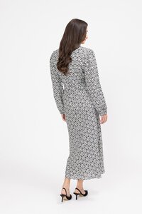 Seeking Lola Linear Weave Elegant Dress