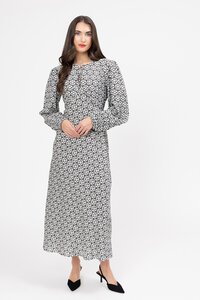 Seeking Lola Linear Weave Elegant Dress