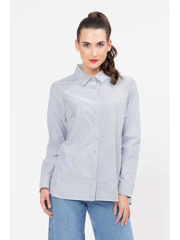 Leila + Luca Optimal Stripe Shirt