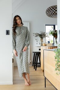 Seeking Lola Linear Weave Elegant Dress