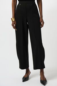 Joseph Ribkoff Heavy Knit Barrel-Leg Pull-On Pants