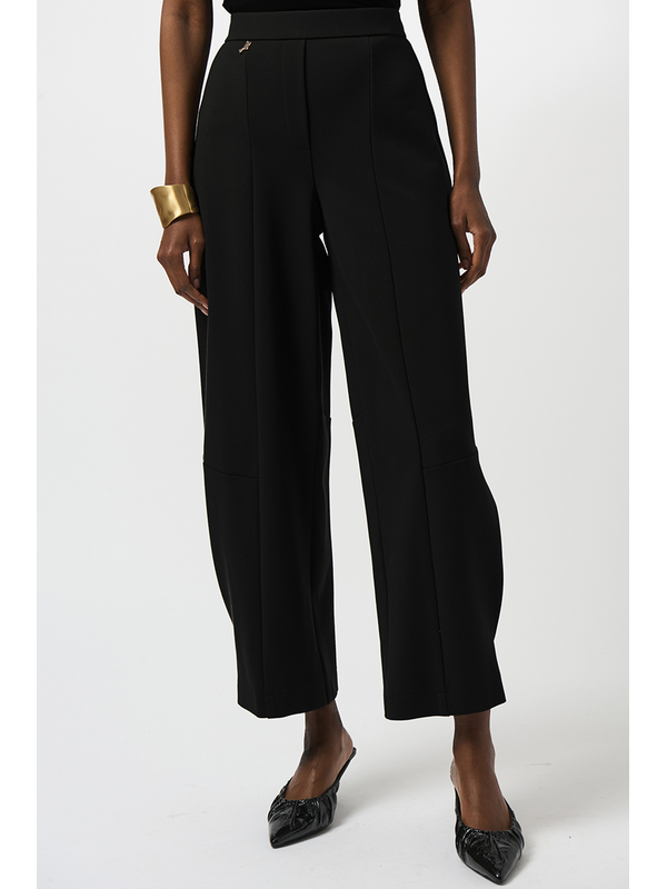 Joseph Ribkoff Heavy Knit Barrel-Leg Pull-On Pants