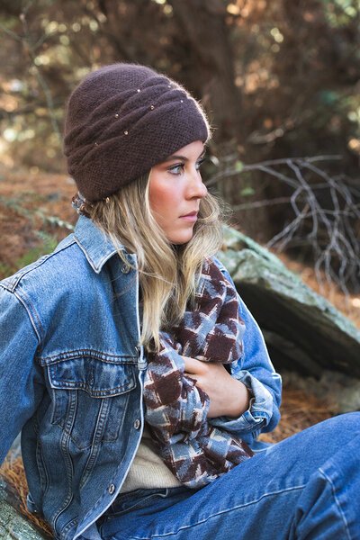 Antler Cleo Chocolate Beanie-new-Preen