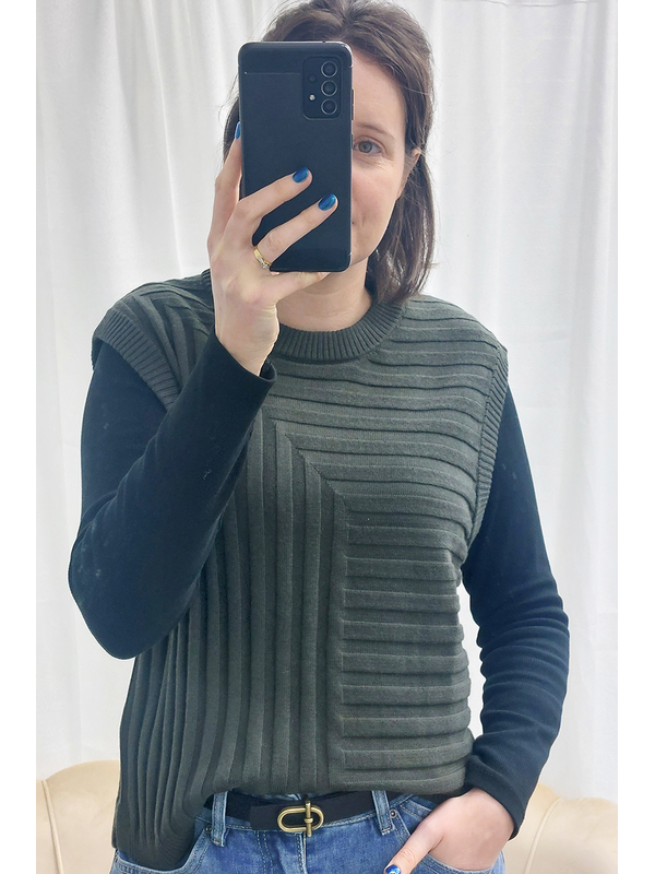 Preen Merino Stepped Vest