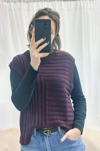 Preen Merino Stepped Vest-new-Preen