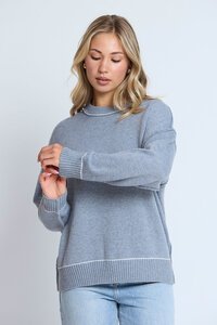 Stella + Gemma Grey Marle Denver Jumper- Pre Order