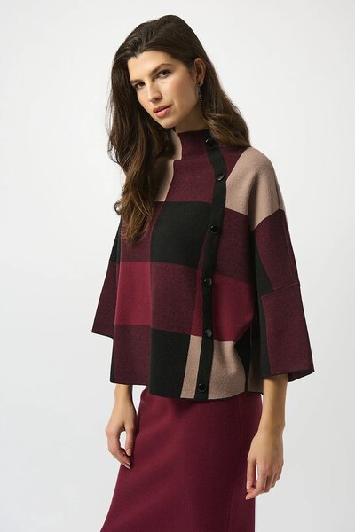 Joseph Ribkoff Jacquard Sweater-new-Preen