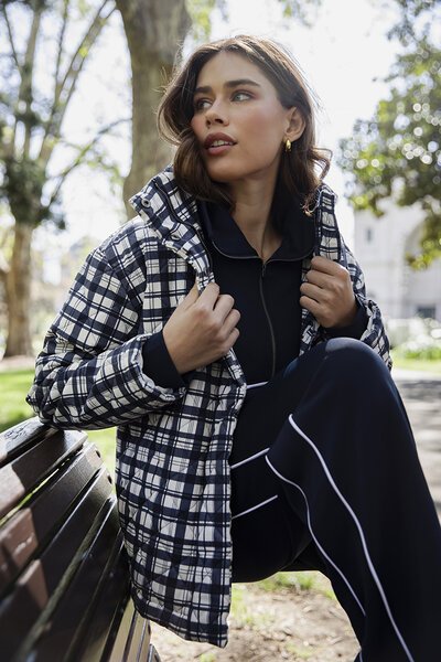 Elm Clea Check Jacket-new-Preen