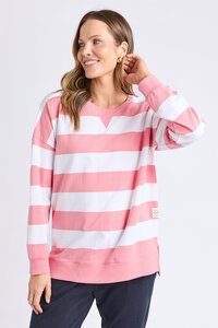 Elm Billie Block Stripe Crew