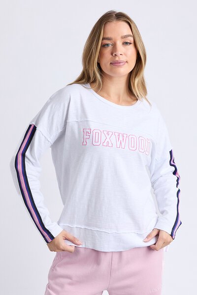 Foxwood Racer Throw On Tee-new-Preen