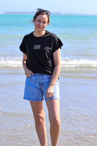 Stella + Gemma Cuff Sleeve Paris Tee-new-Preen
