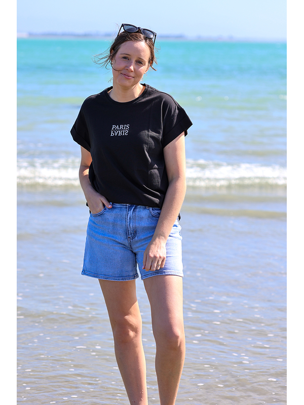 Stella + Gemma Cuff Sleeve Paris Tee