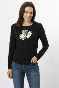 Stella + Gemma Folk Floral L-S Tee