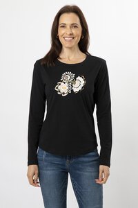 Stella + Gemma Folk Floral L-S Tee