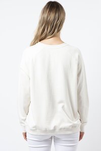 Stella + Gemma Cream Classic Sweater