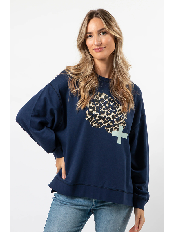 Stella + Gemma Sunday Leopard Sweater