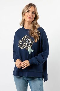 Stella + Gemma Sunday Leopard Sweater