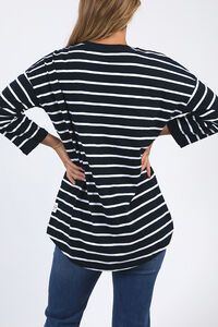 Elm Stripe Annie 3-4 Sleeve Tee