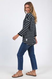 Elm Stripe Annie 3-4 Sleeve Tee
