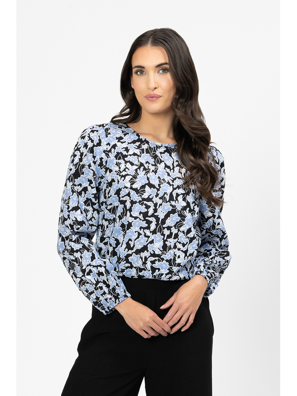 Seeking Lola Frost Flower Gratitude Top