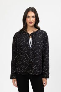 Leila + Luca Falling Sprig Tied Up Jacket