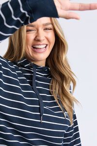 Elm Lounger Scoop Stripe Hoodie