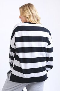 Elm Billie Block Stripe Crew