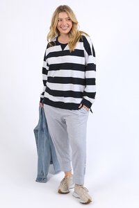 Elm Billie Block Stripe Crew