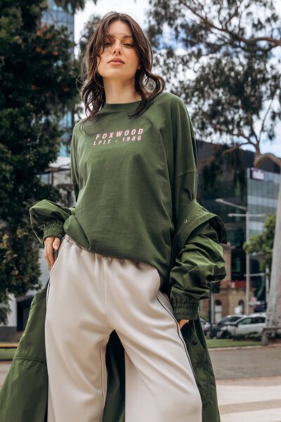 Foxwood Authentic LS Tee-new-Preen