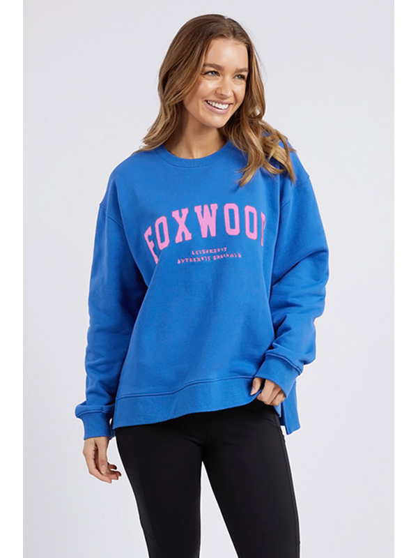 Fowood Cobalt with Neon Pink Interval Crew