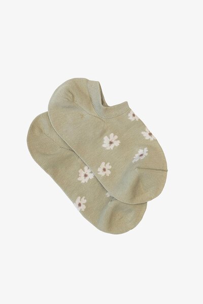 Antler Daisy No Show Sock-new-Preen