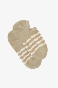 Antler Stripe No Show Sock