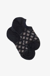 Antler Black Diamond No Show Sock