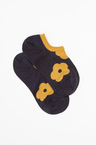 Antler Ochre Daisy No Show Sock-new-Preen