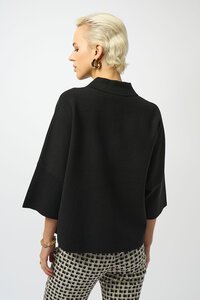 Joseph Ribkoff Boxy Collared Pullover