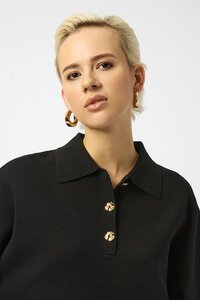 Joseph Ribkoff Boxy Collared Pullover