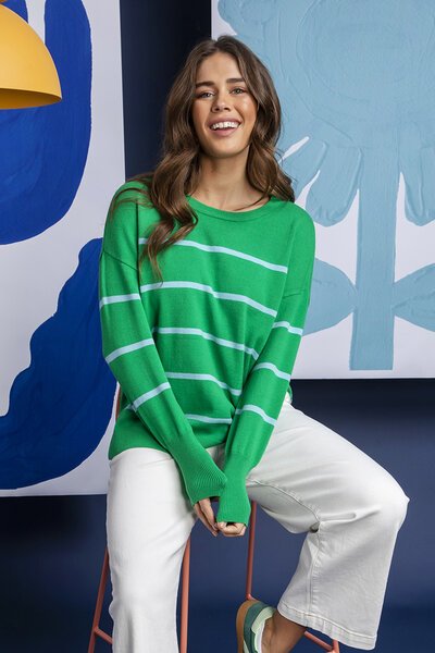 Elm Charli Stripe Knit-new-Preen