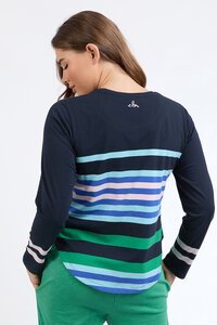 Elm Medley Stripe LS Tee