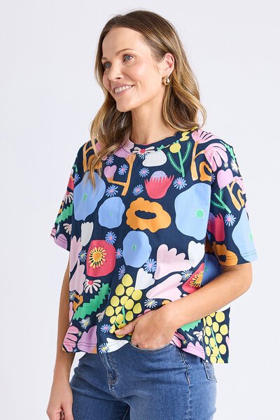 Elm Flower Medley Tee-new-Preen