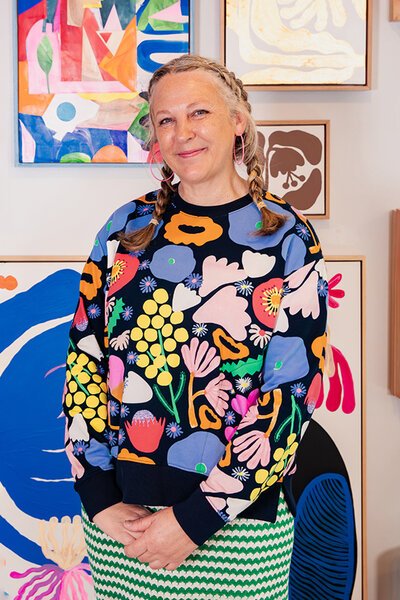 Elm Flower Medley Crew-new-Preen