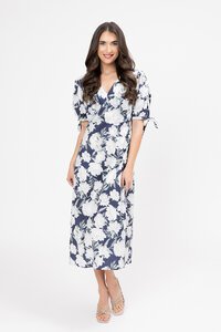 Seeking Lola Midnight Sage Smart Dress