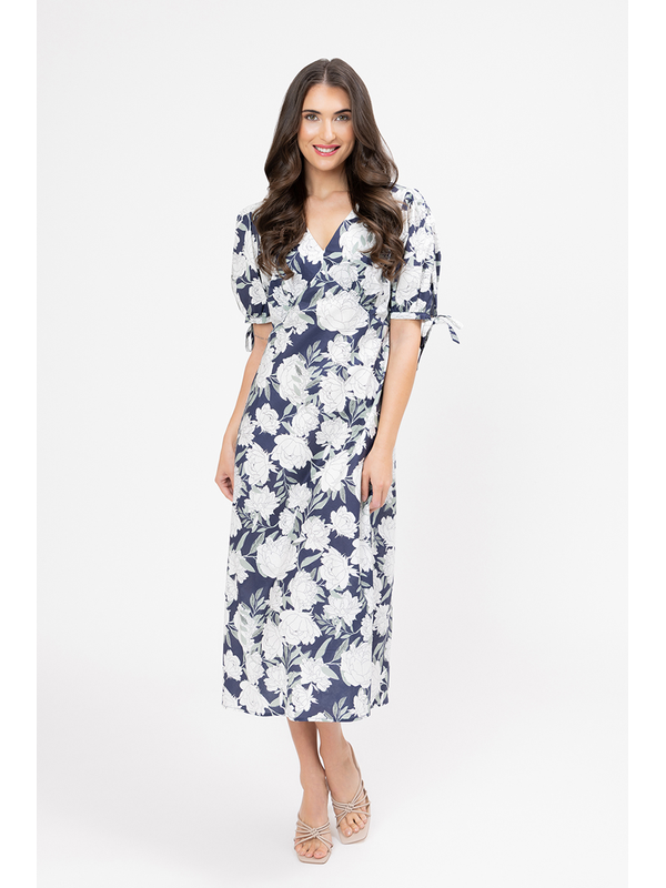 Seeking Lola Midnight Sage Smart Dress