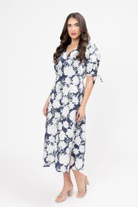 Seeking Lola Midnight Sage Smart Dress