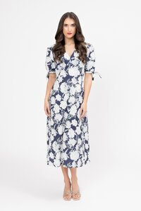 Seeking Lola Midnight Sage Smart Dress